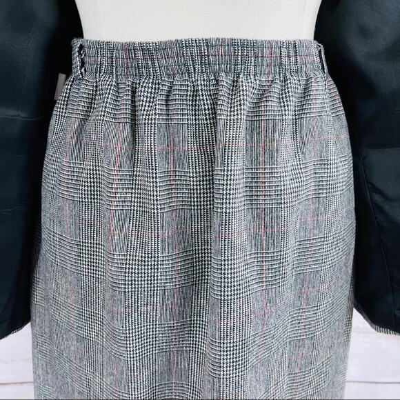 Alfred Dunner vintage skirt suit set plaid 80s 90s - Picture 9 of 11